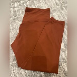 Athleta Elation 7/8 legging brown